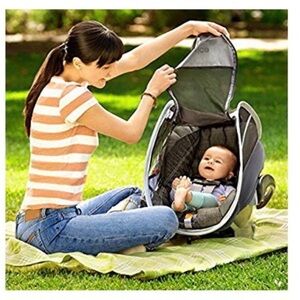 Munchkin Brica Infant Car Seat Cover Comfort Canopy Fold Away Sun Shade
